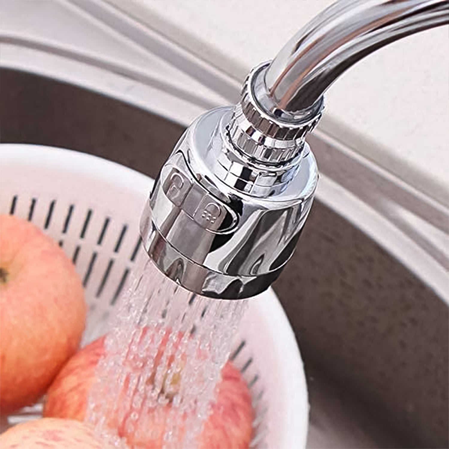 Plastic 360 Degree Rotating Water-Saving Faucet Sprayer Head (1 Pc) Plastic 360 Degree Rotating Water-Saving Faucet Sprayer Head (1 Pc)